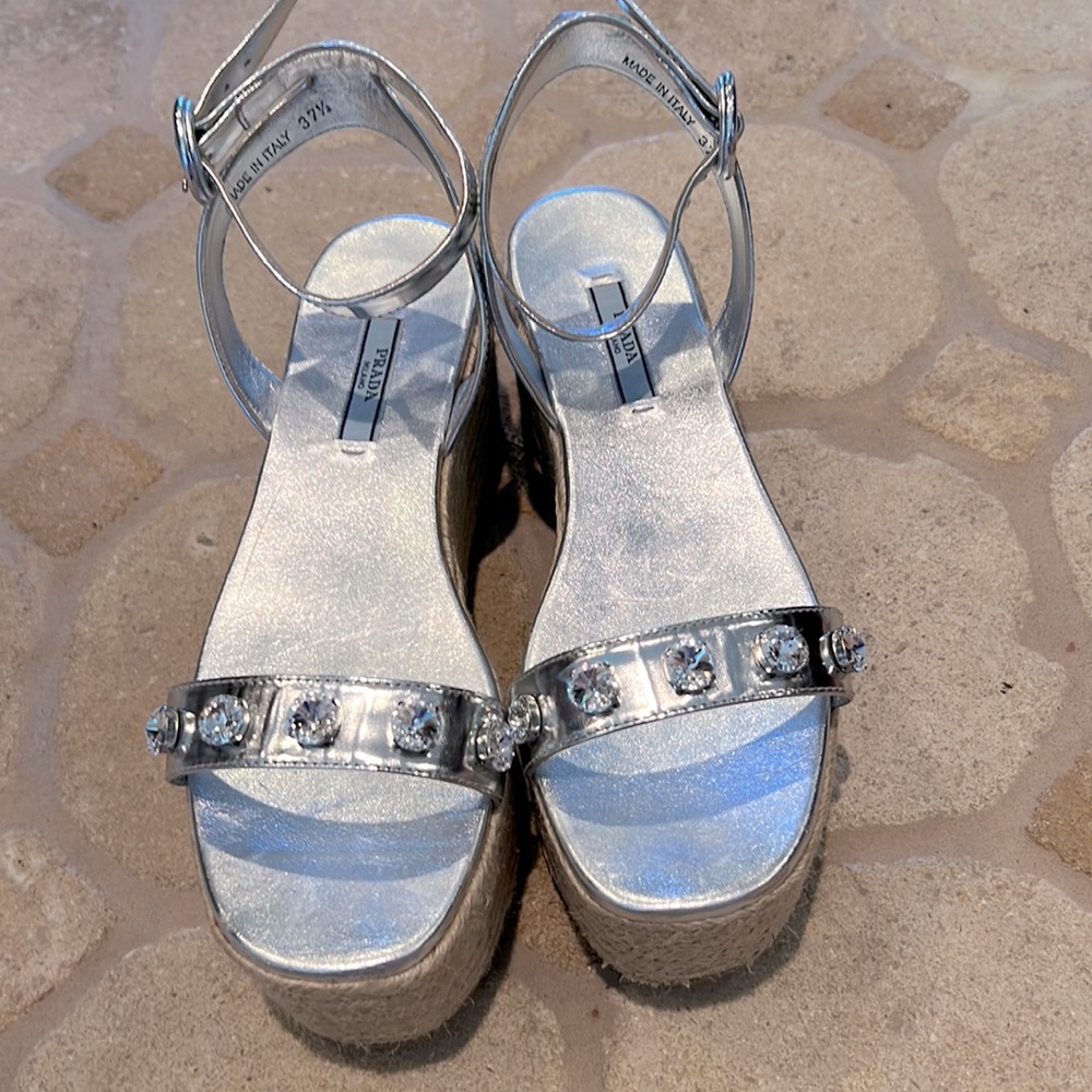 Authentic Prada platform sandals - Picture 3 of 10